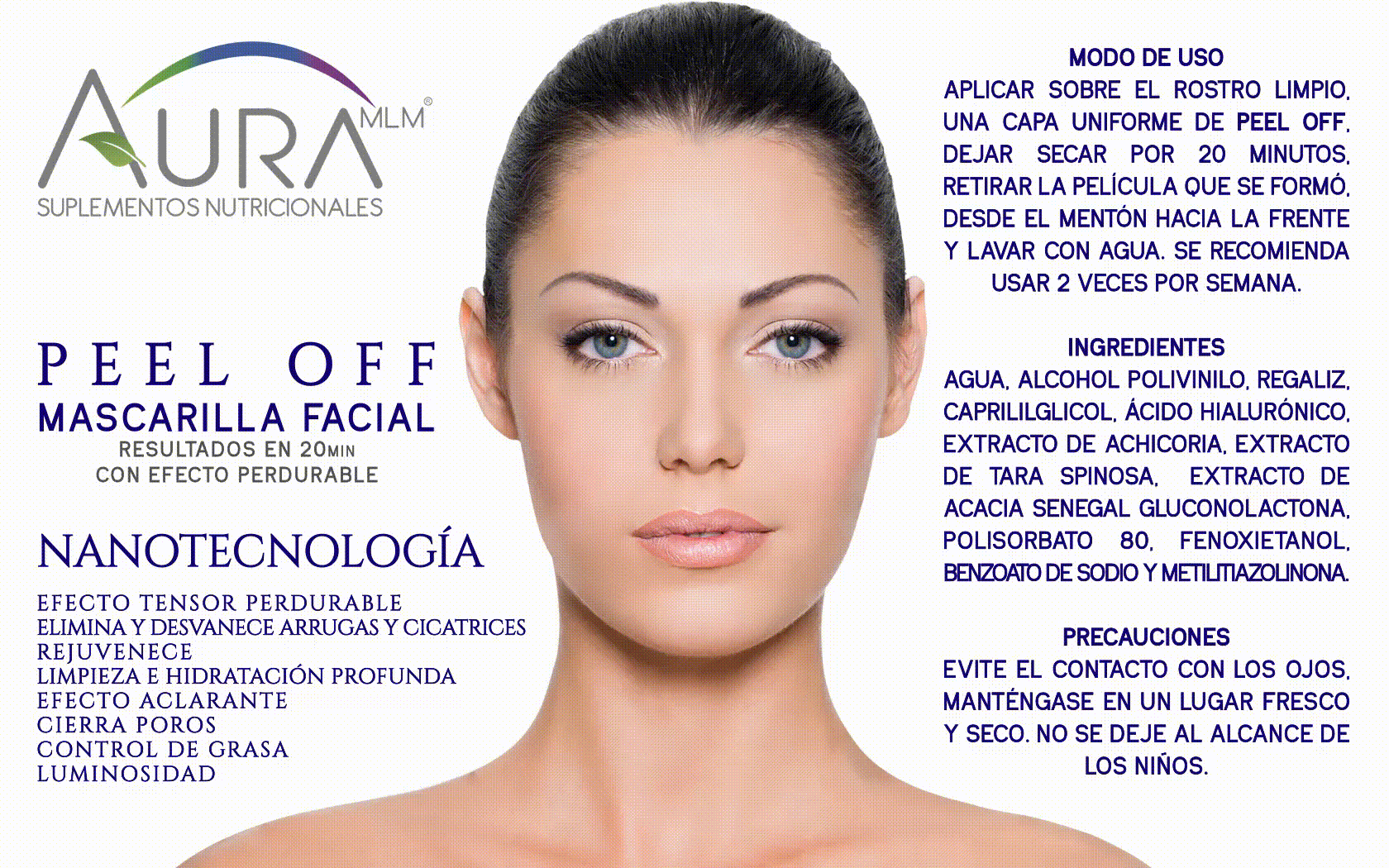 PEEL OFF MASK BY AURA MLM